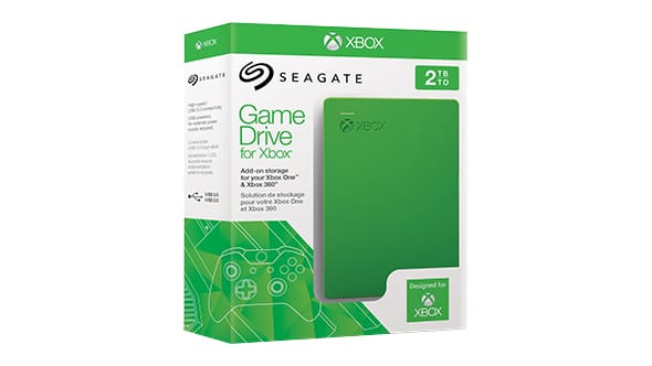 Microsoft：2TB Xbox Game Drive by Seagate (可作Portable External Hard Drive用)只賣$99.99