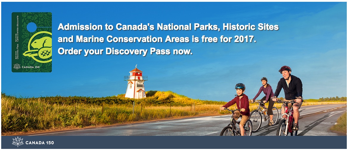 [逾期]加拿大公園局：免費Discovery Pass