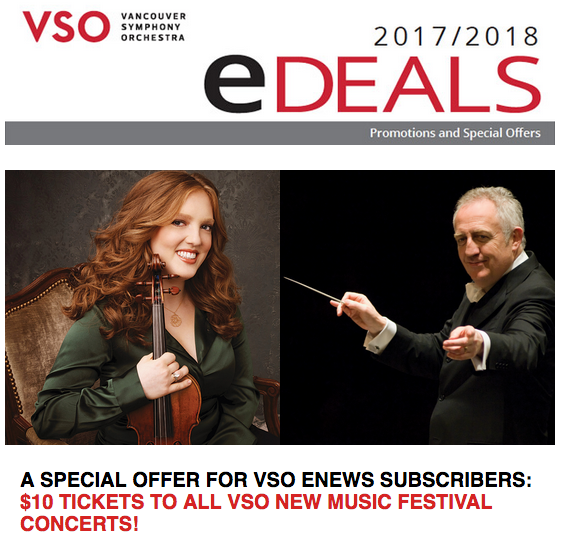 [逾期]溫哥華交響樂團：$10門票