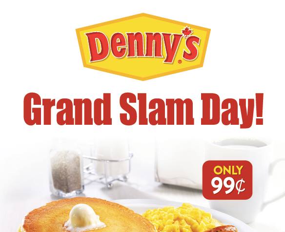[逾期]Denny’s：Grand Slam早餐只需99¢