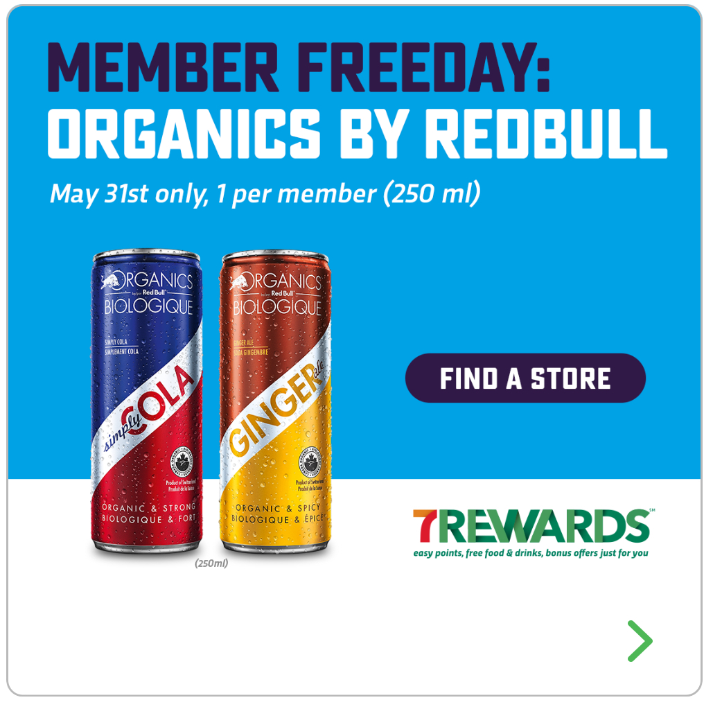 [逾期]7 Eleven：免費Organics by Red Bull