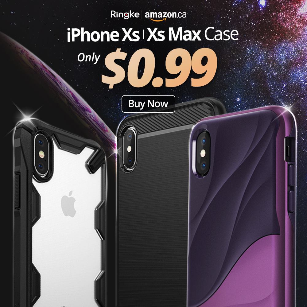 [逾期]Amazon：Ringke iPhone Xs/iPhone Xs Max吸震Bumper保護殼只賣99¢