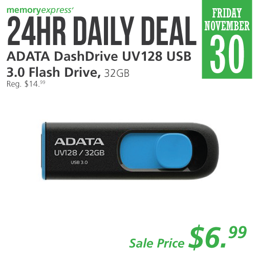 [逾期]Memory Express：ADATA 32GB USB Flash Drive只賣$6.99