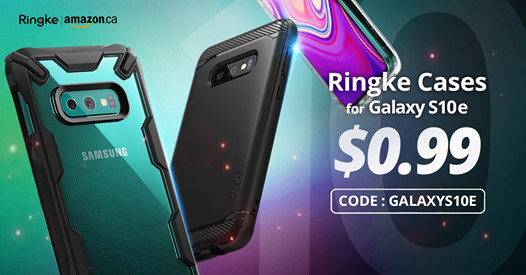 Amazon：Ringke Samsung Galaxy S10E吸震Bumper保護殼只賣99¢
