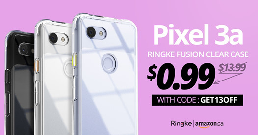 Amazon：Ringke Google Pixel 3a 保護殼只賣99¢