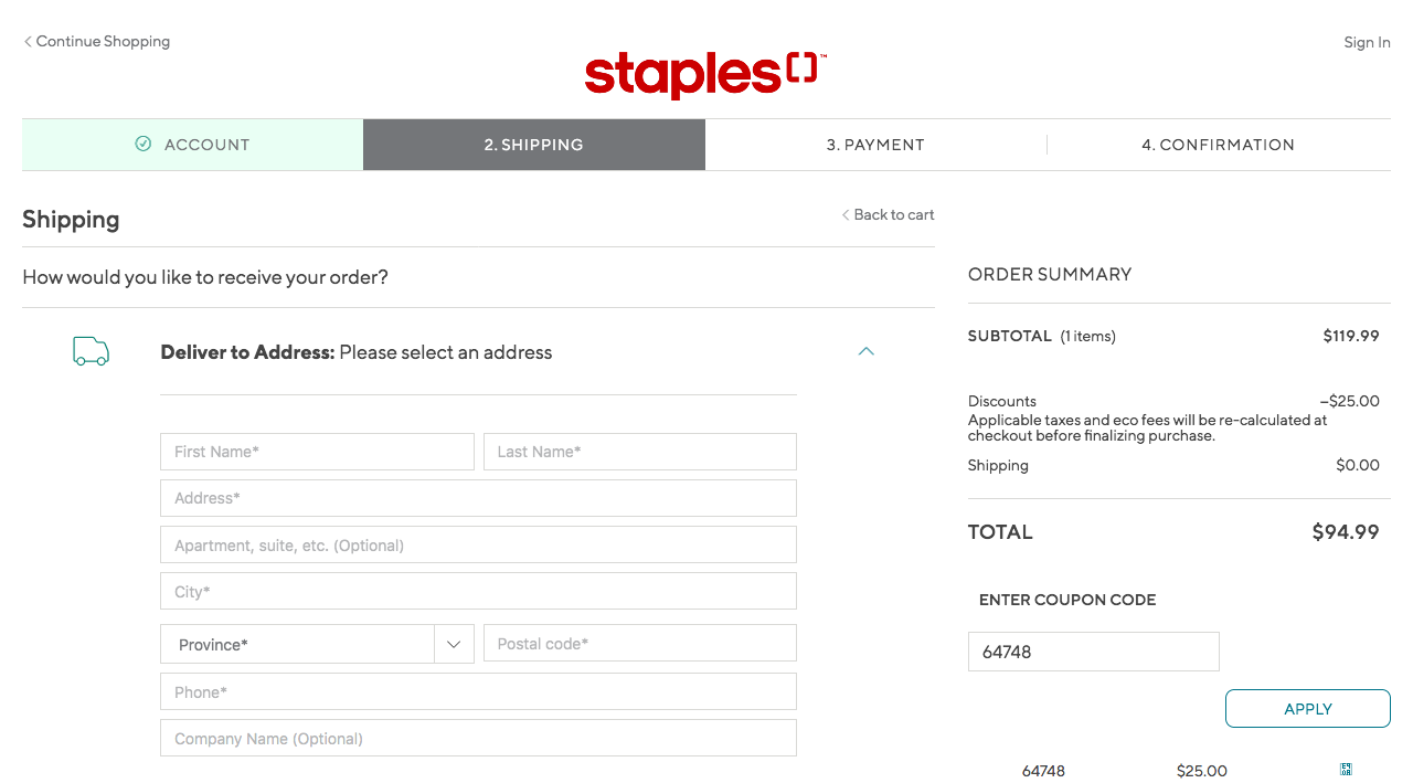 Staples:Seagate 5TB Portable External Hard Disk只賣$94.99