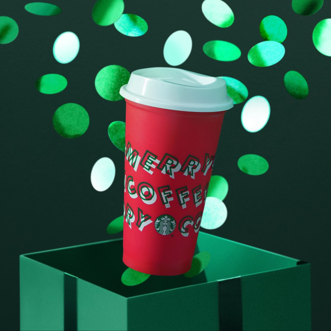 Starbucks：購買節日飲品可免費獲贈重複使用環保膠杯