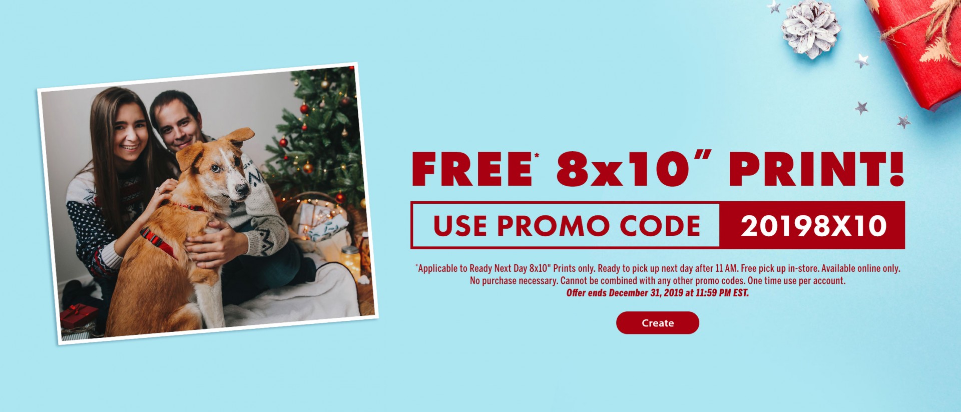 Walmart：免費 8×10 相片沖晒