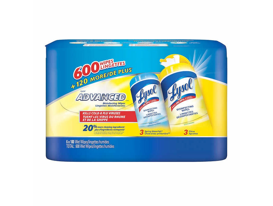 Costco官網:Lysol Disinfecting Wipes(6盒)只賣$18.49
