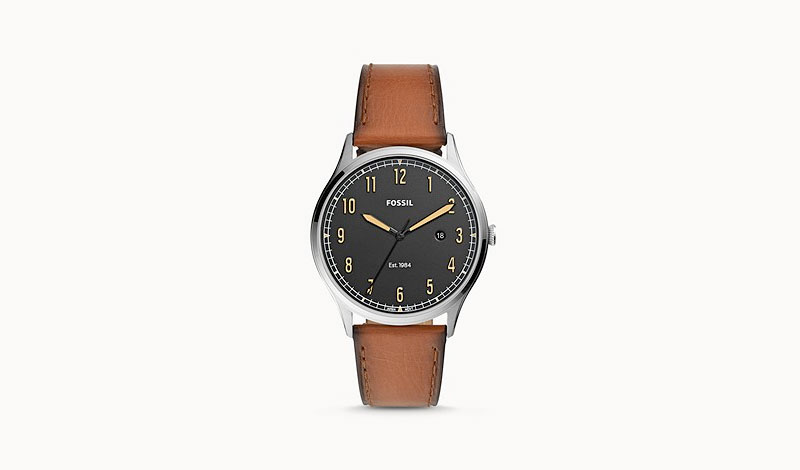 Fossil官網：男裝皮帶手錶只賣$37.50