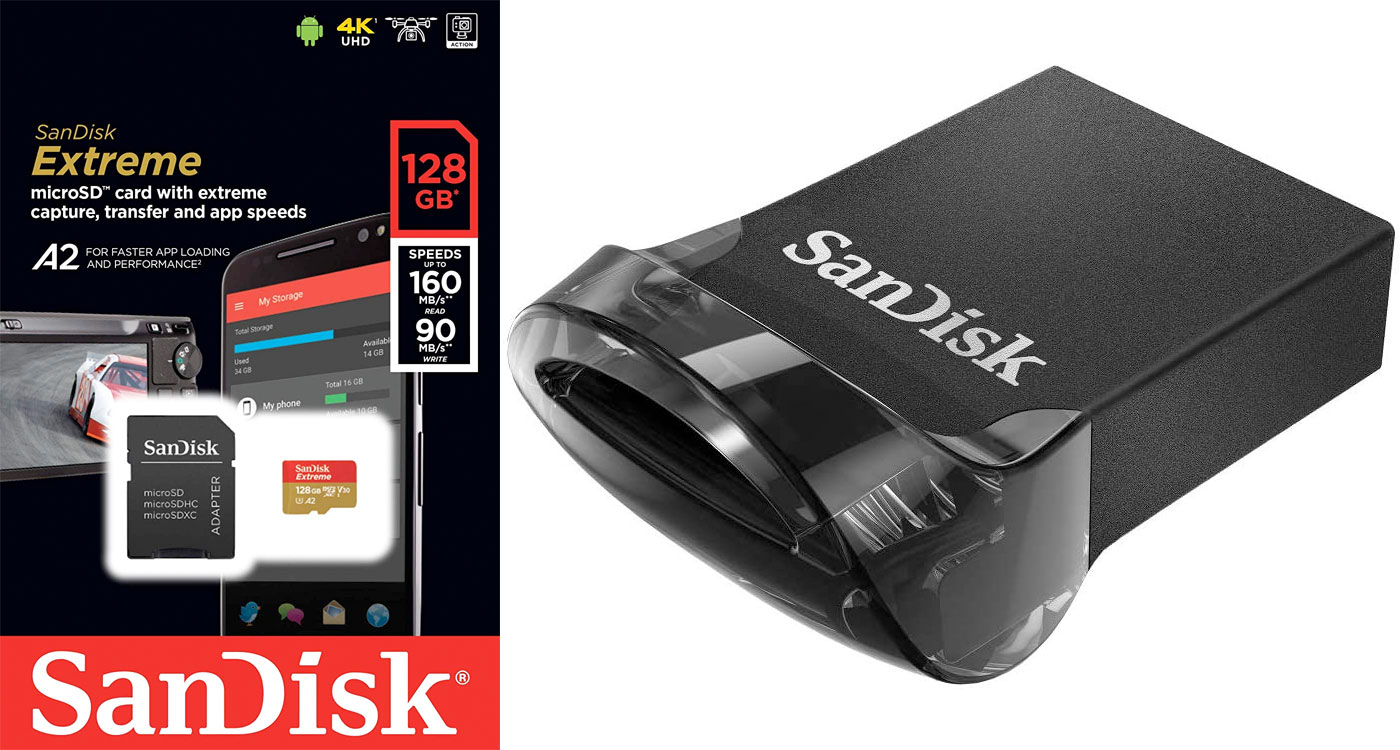 Amazon：SanDisk MicroSDXC/USB Flash Drive精選
