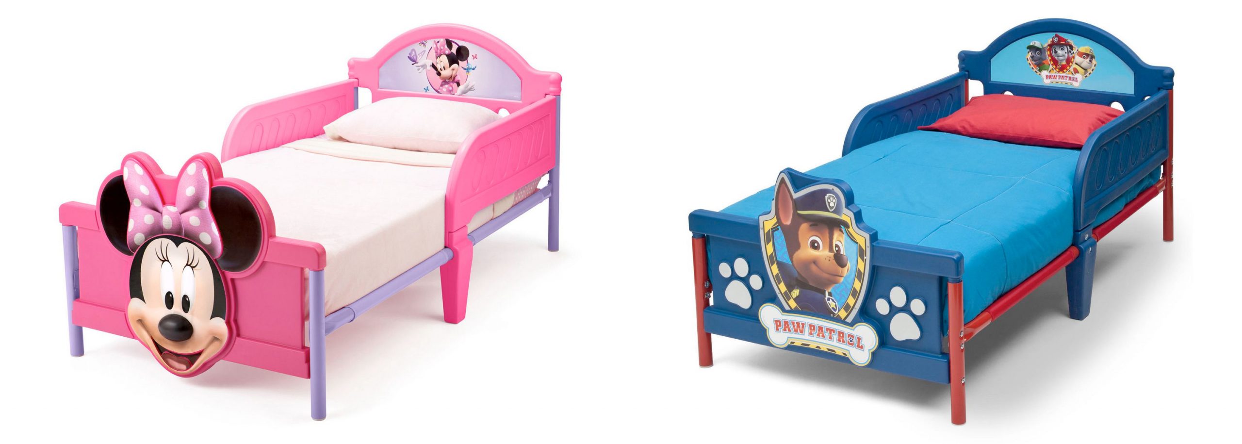 Walmart.ca：Minnie Mouse/PAW Patrol兒童床(Toddler Bed)只賣$79.97