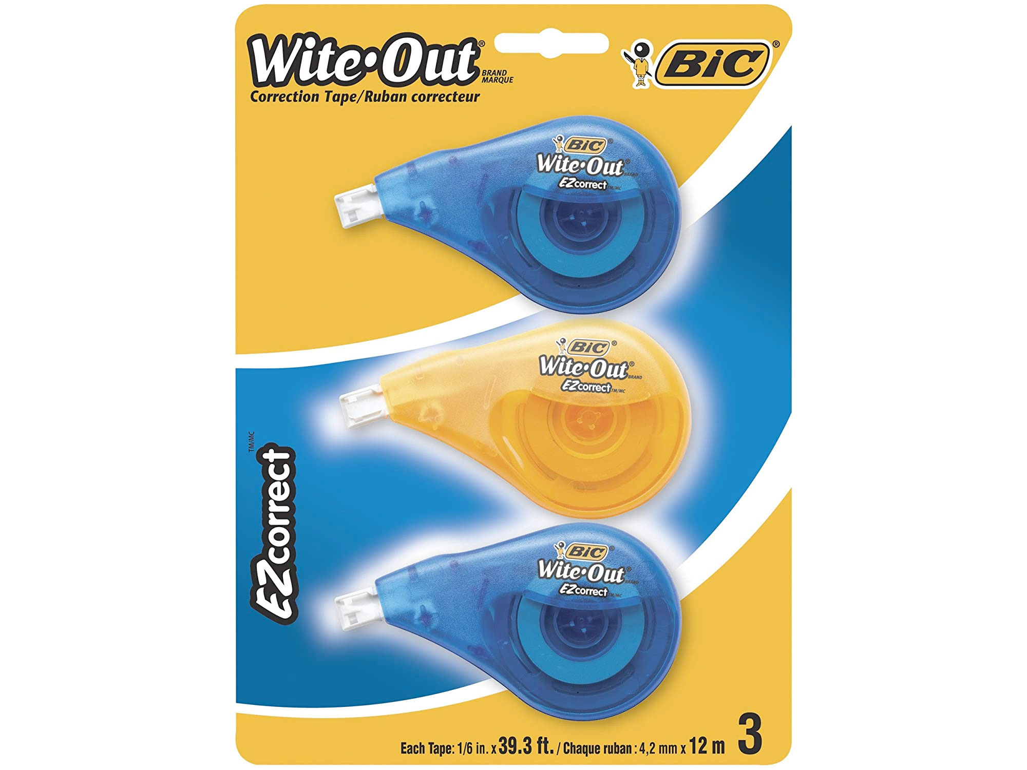 Amazon：BIC Correction Tape (3個)只賣$4.78