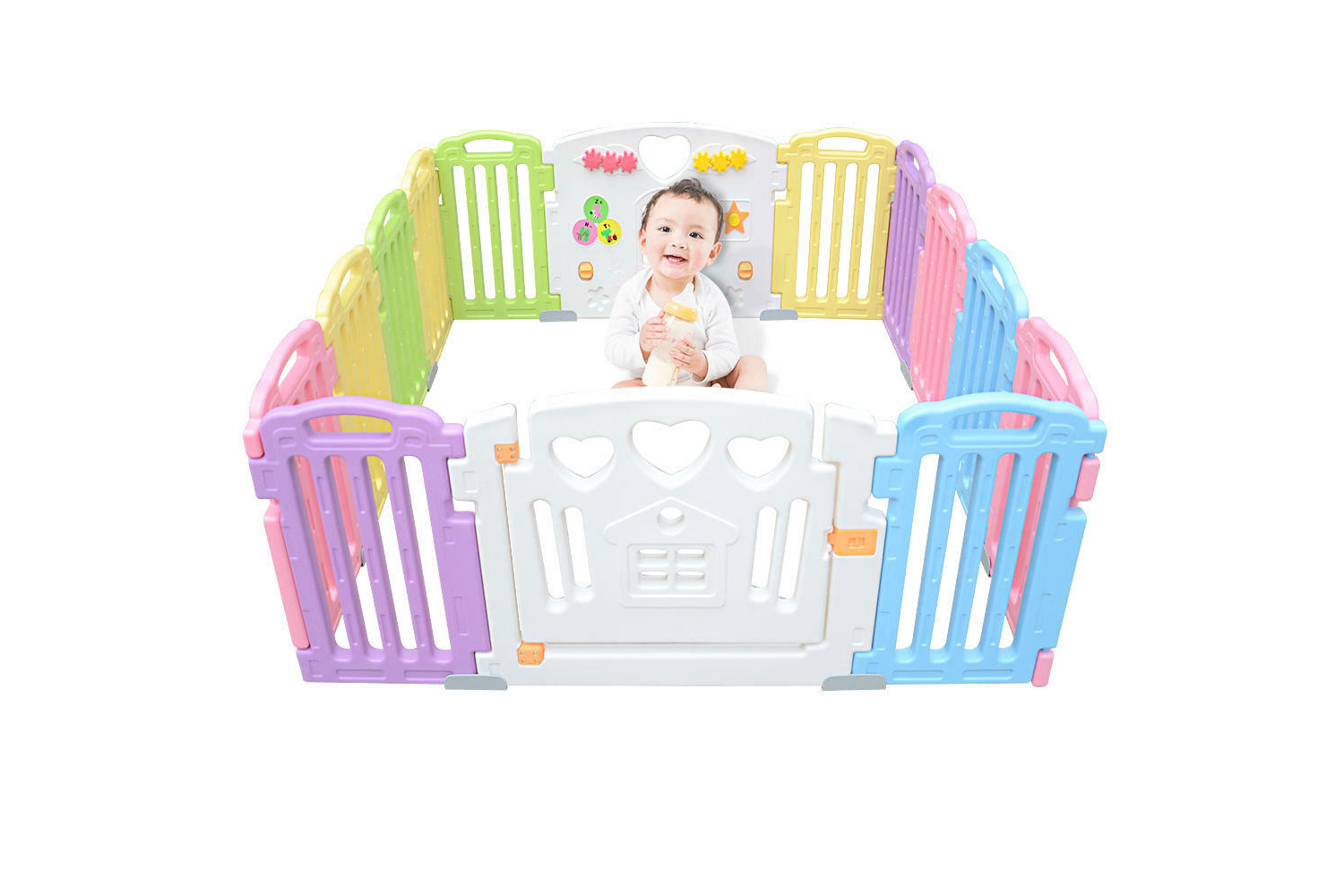 ebay.ca：圍欄(14-Panel Playpen)只賣$121.99