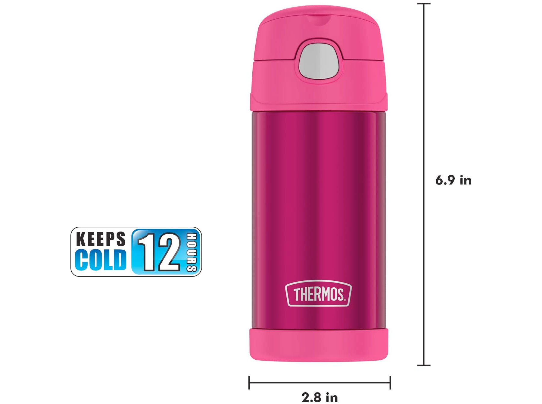 Amazon：Thermos Vacuum Insulated Bottle(12oz，保暖瓶)只卖$8