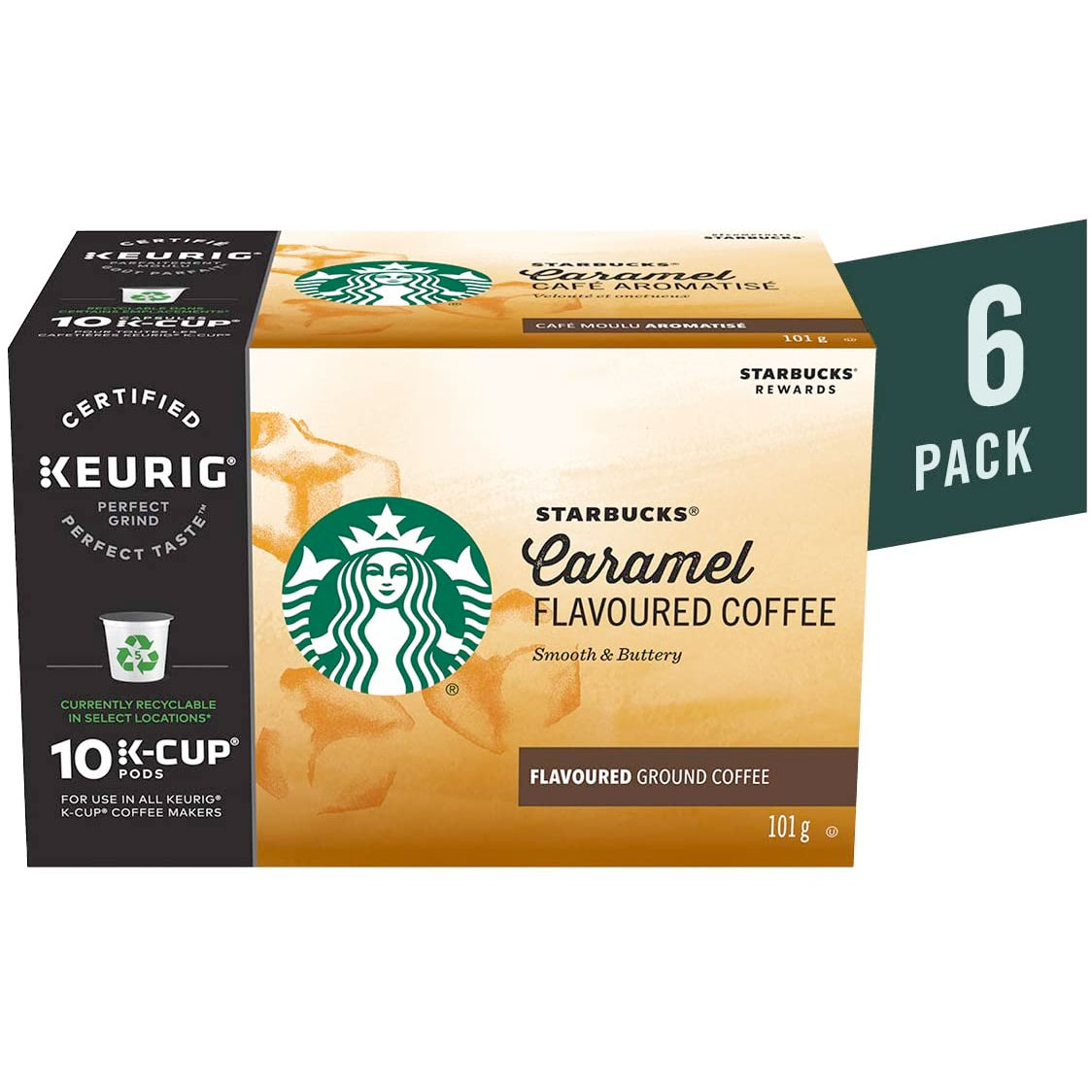Amazon：Starbucks Caramel Medium Roast (60 K Cups)只賣$43