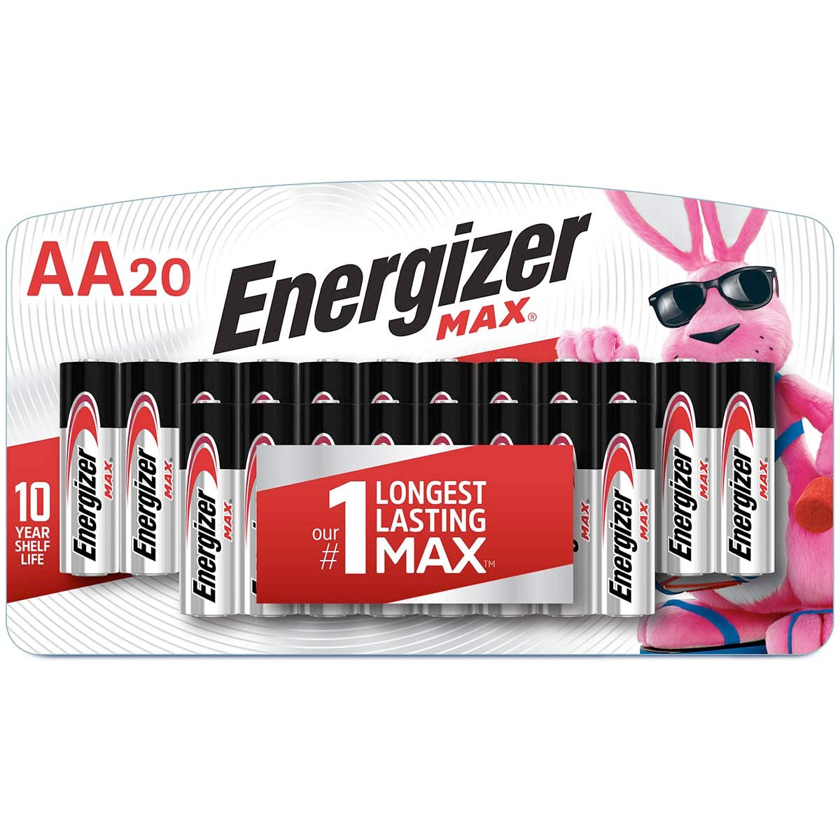 Amazon：Energizer MAX AA電池(20粒)只賣$7.88