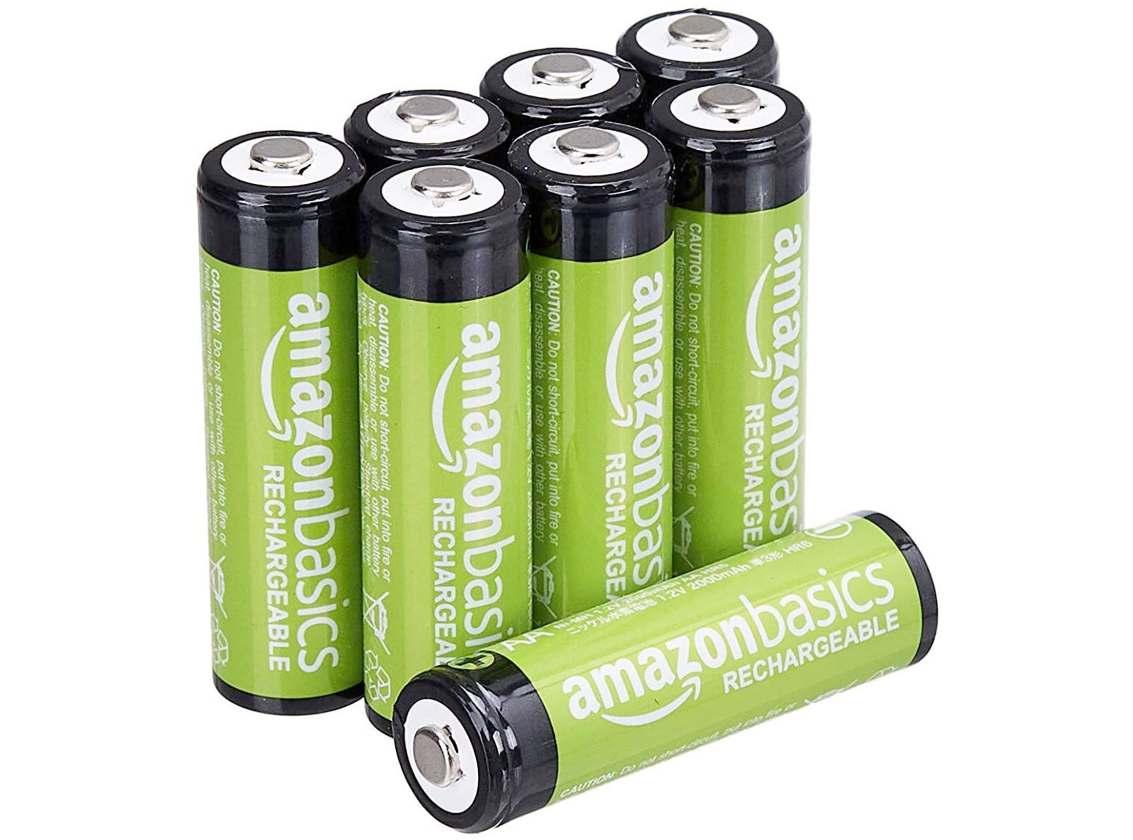 Amazon：AmazonBasics AA Rechargeable Batteries (8-Pack)只賣$15.42(只限Amazon Prime會員)