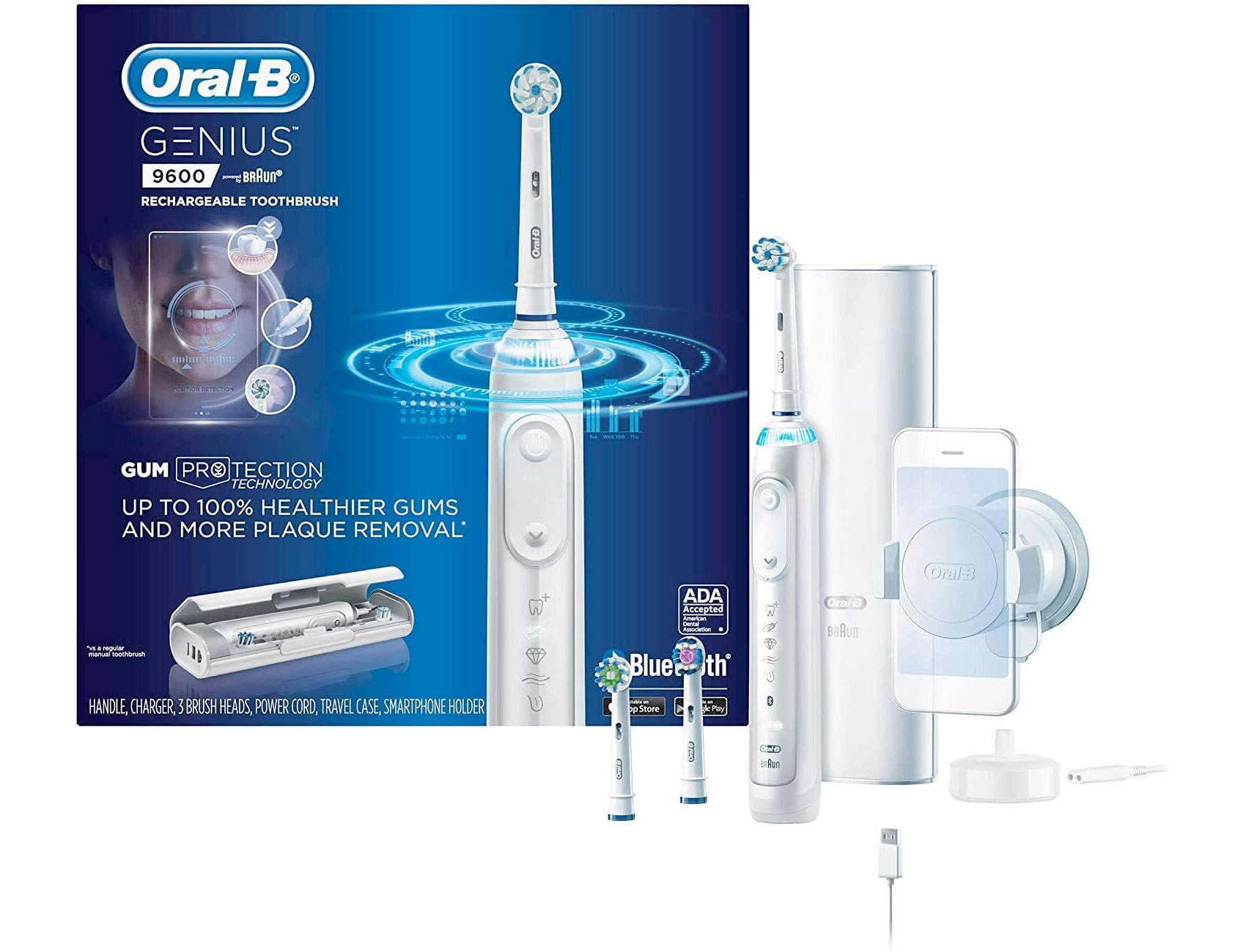 Amazon：Oral-B GENIUS 9600电动牙刷只卖$127.27(只限Amazon Prime会员)