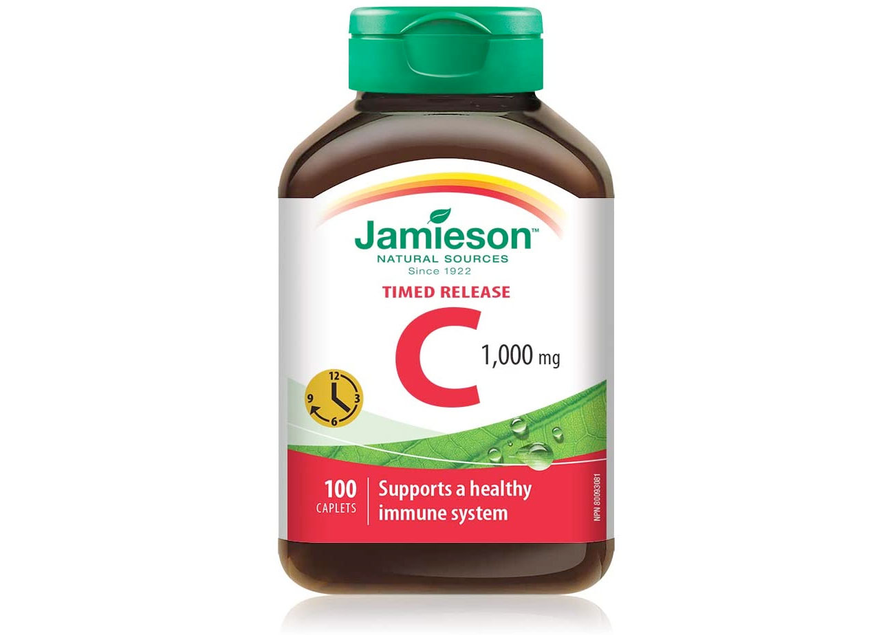 Amazon：Jamieson Vitamin C 1,000 mg (100粒)只賣$8.49