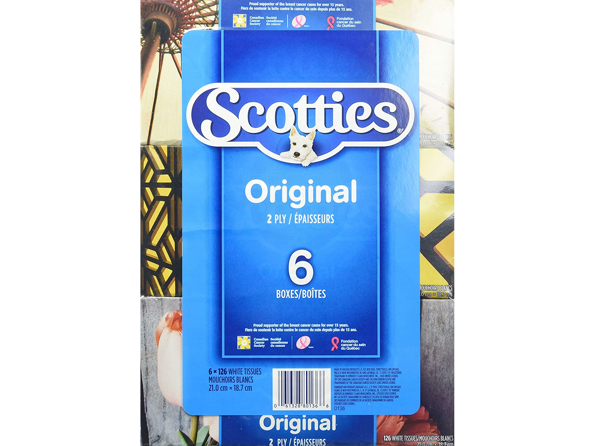 Amazon：Scotties Facial Tissues(6盒/每盒126张)只卖$5.49