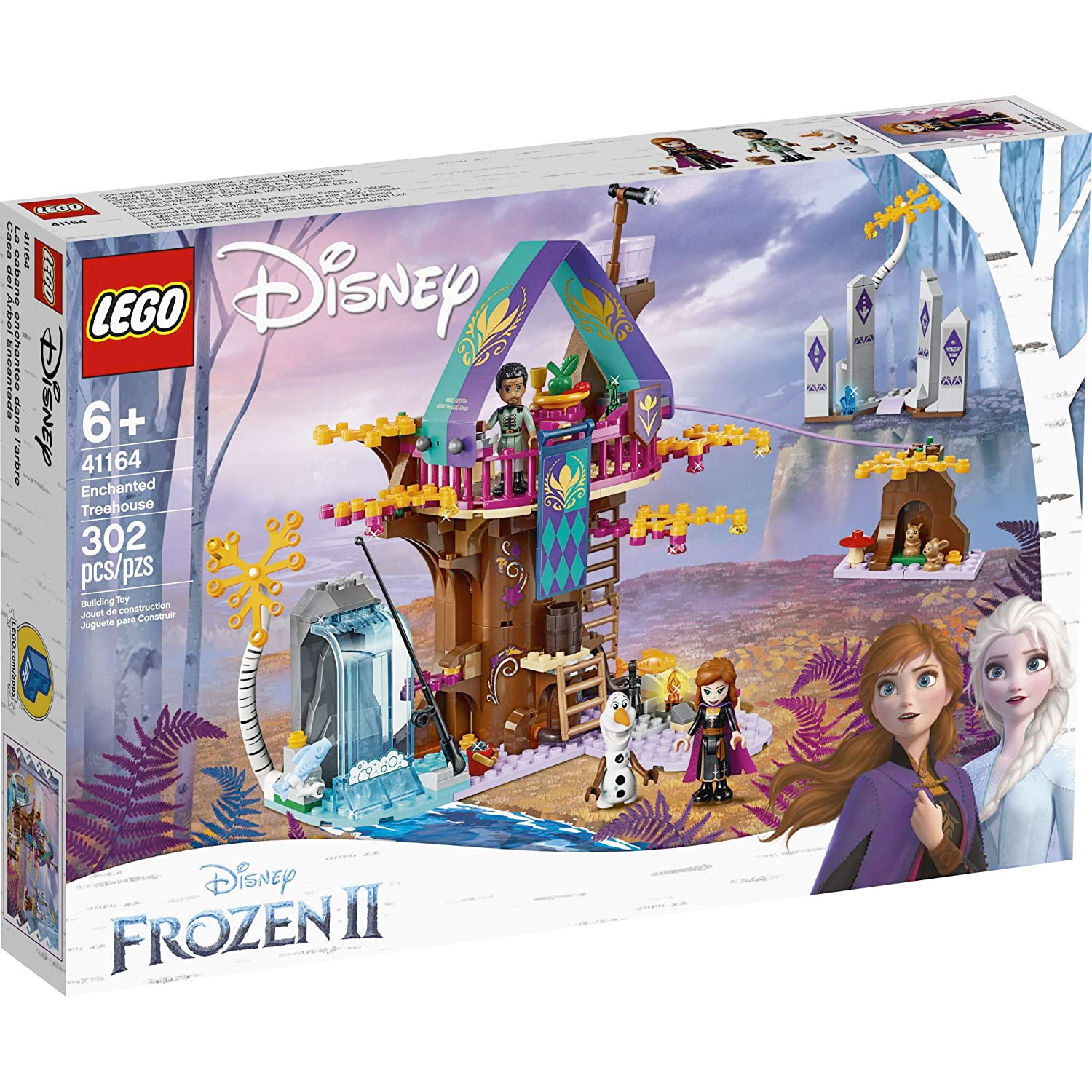 Amazon：LEGO Disney Frozen II Enchanted Treehouse 41164 (302 pcs)只卖$49.99