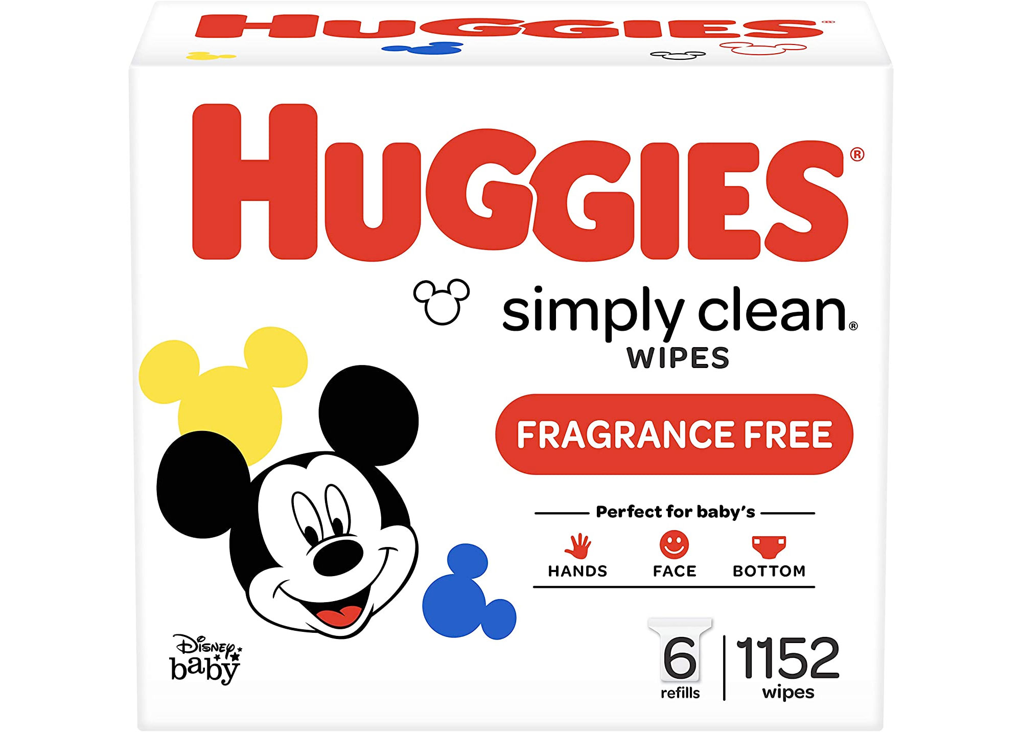 Amazon:Huggies Simply Clean Fragrance-Free Baby Wipes (1152 count)只賣$18.97