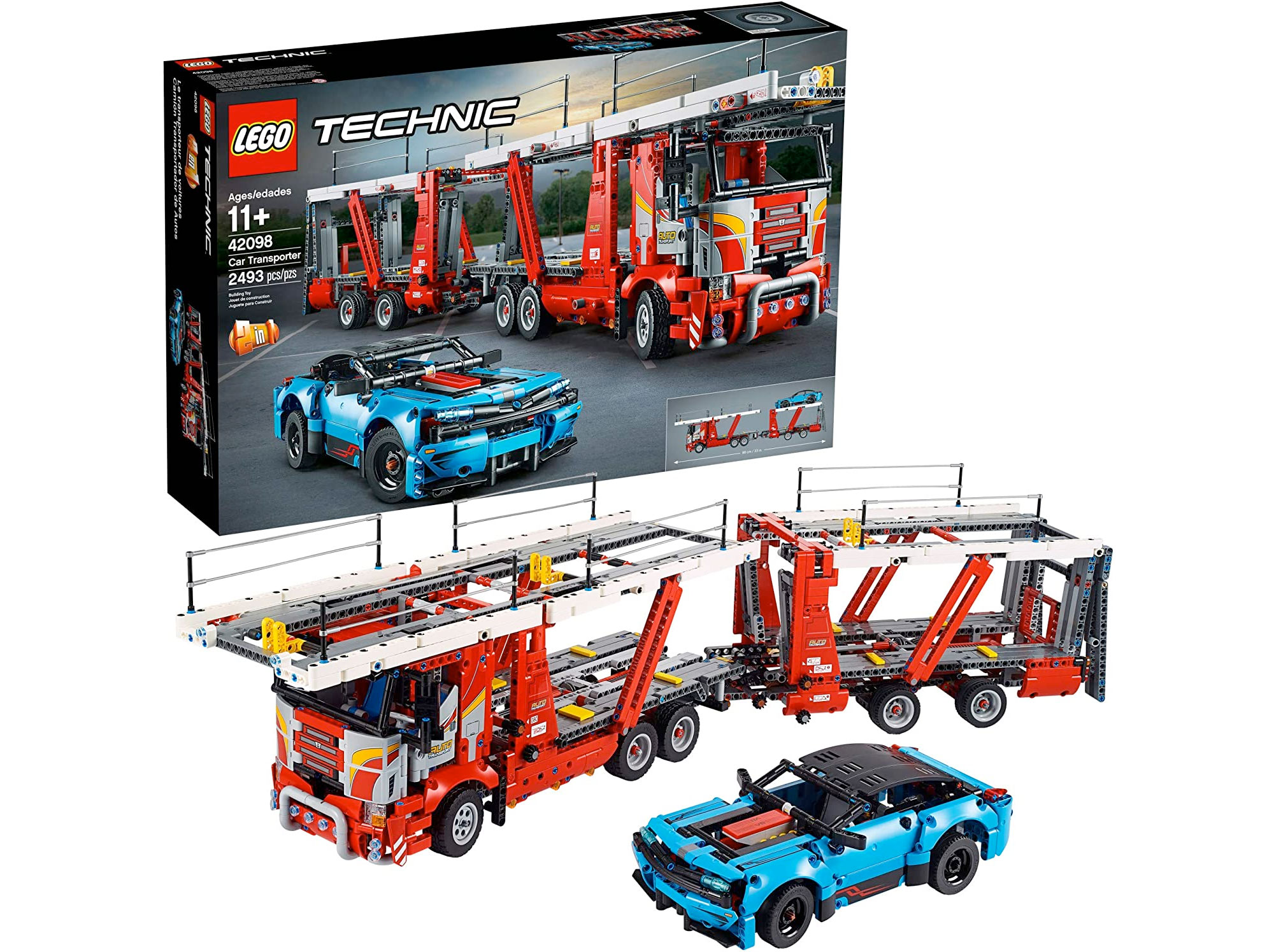 Amazon：LEGO Technic Car Transporter 42098 (2493 pcs)只卖$159.99