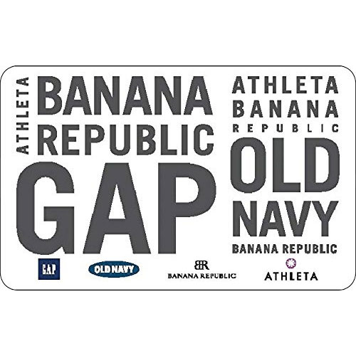 Amazon：Banana Republic/Gap/Old Navy $25 Gift Card只賣$21.25