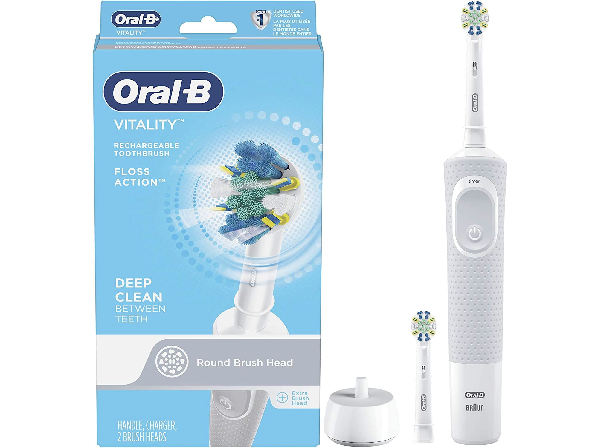 Amazon：Oral-B Vitality FlossAction電動牙刷只賣$17.47