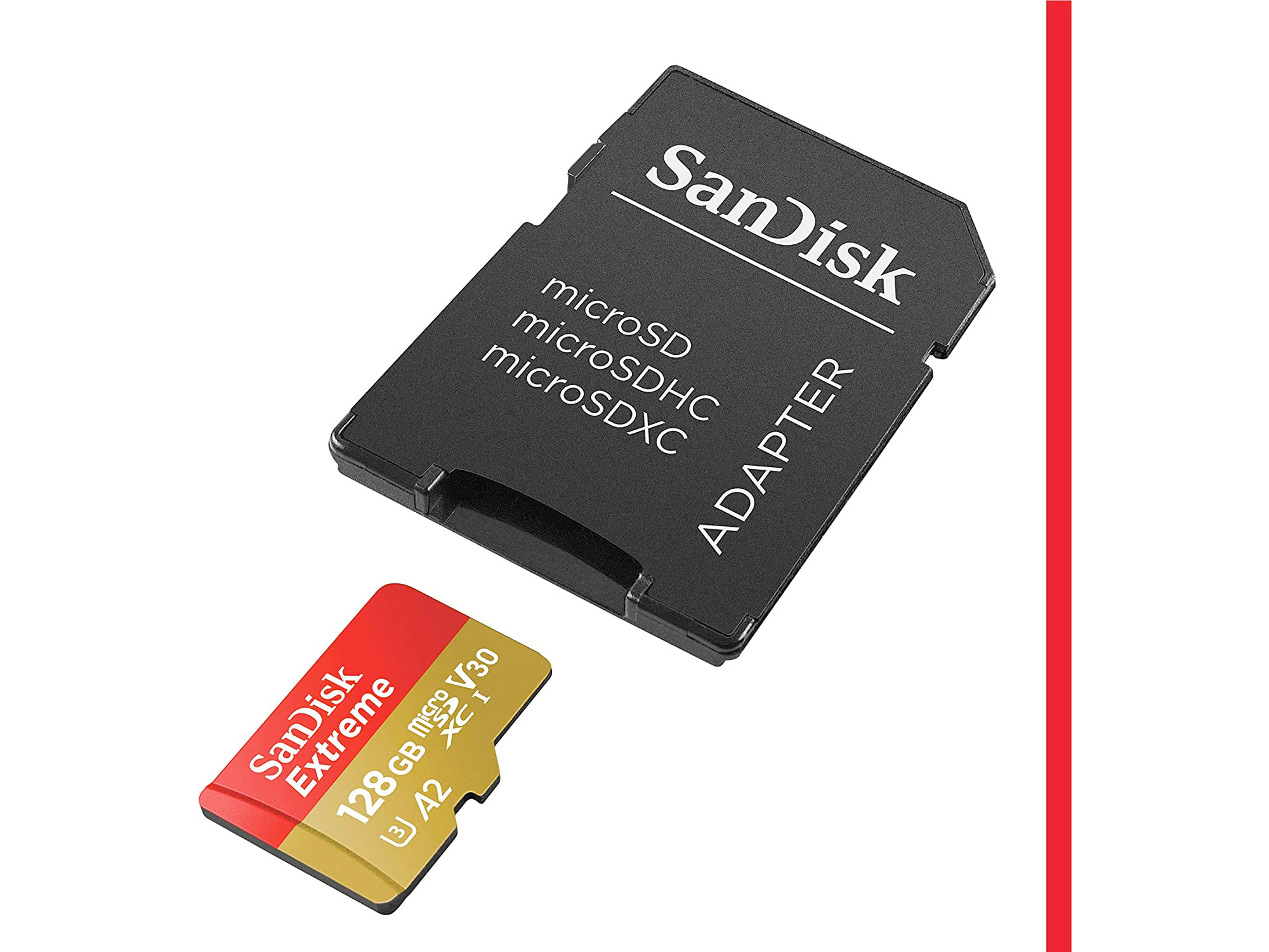 Amazon：SanDisk 128GB Extreme microSDXC with Adapter只卖$27.99