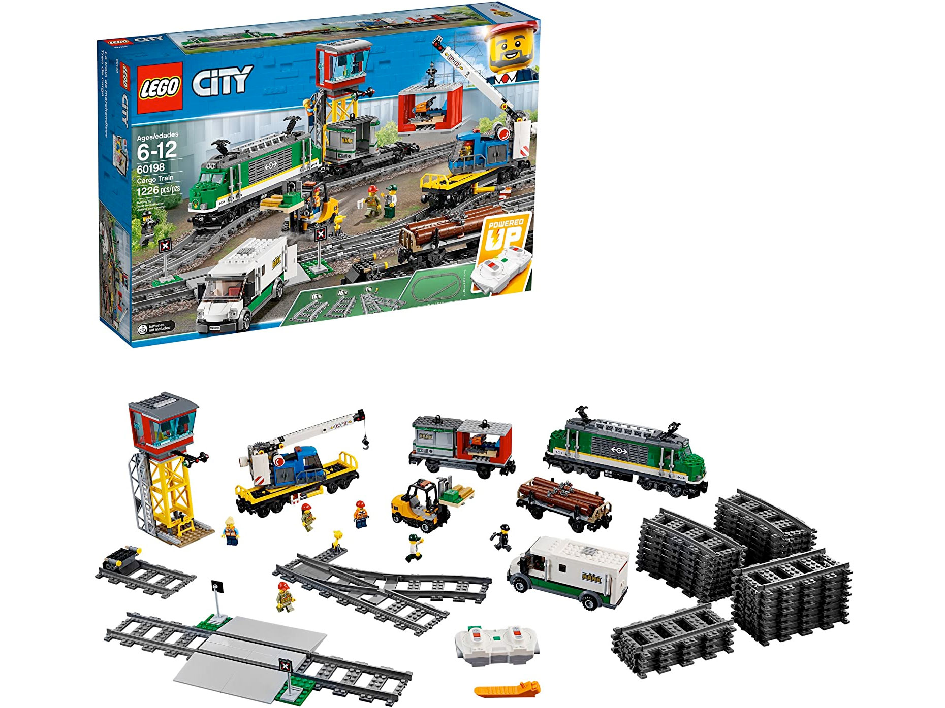 Amazon:LEGO City Cargo Train 60198(1226 pcs)只賣$176.64