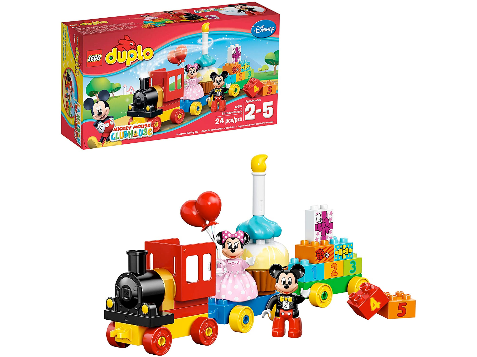 Amazon：LEGO DUPLO l Disney Mickey Mouse Clubhouse Mickey & Minnie Birthday Parade 10597 (24 pcs)只卖$16.59