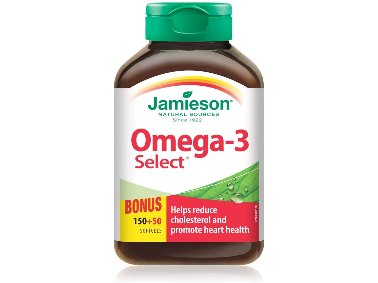 Amazon：Jamieson Omega-3 Select(200粒)只卖$7.98