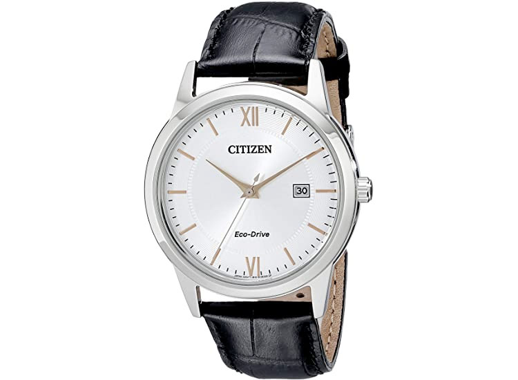 Amazon：Citizen Eco-Drive男装皮带手表只卖$83.78