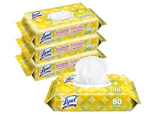 Amazon：Lysol Handi-pack Disinfecting 80 Wipes (pack of 4)只賣$11.93