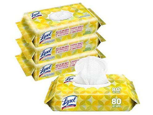 Amazon:Lysol Handi-pack Disinfecting 80 Wipes (pack of 4)只賣$19.99