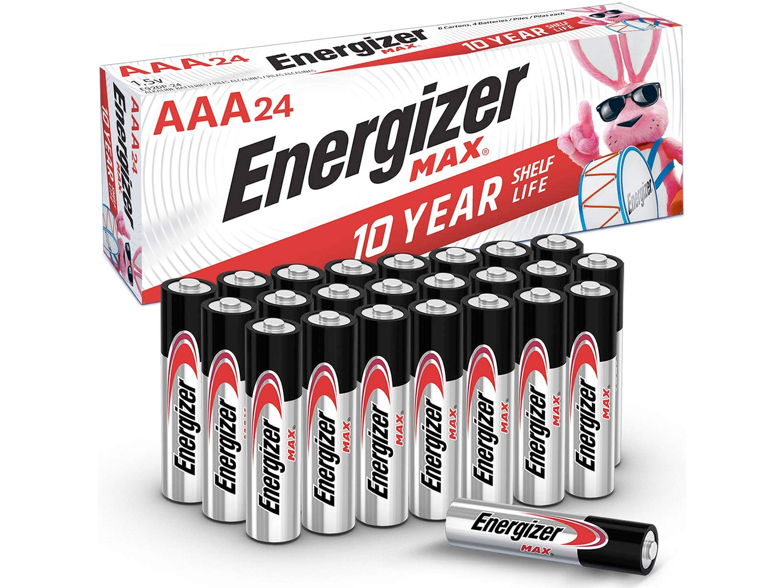 Amazon：Energizer MAX AAA電池(24粒)只賣$14.10