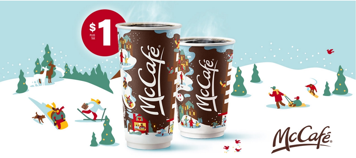 McDonald’s：McCafé Premium Roast Coffee只卖$1