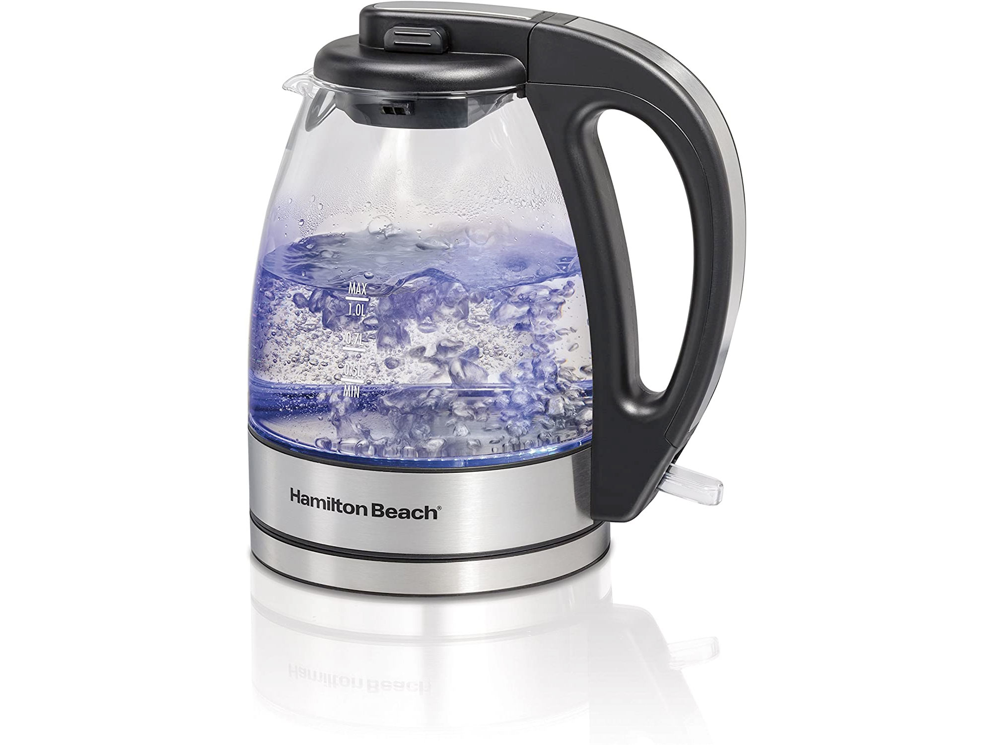 Amazon：Hamilton-Beach 40930C 1.0 L Electric Glass & Stainless Kettle只賣$29.98