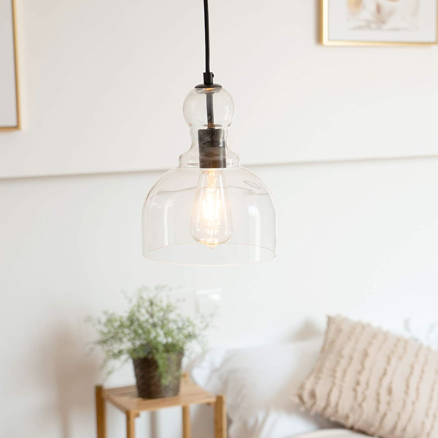 Amazon：CO-Z 150cm Adjustable Height Industrial and Vintage Farmhouse Suspended Single Pendant Lighting只賣$34.99