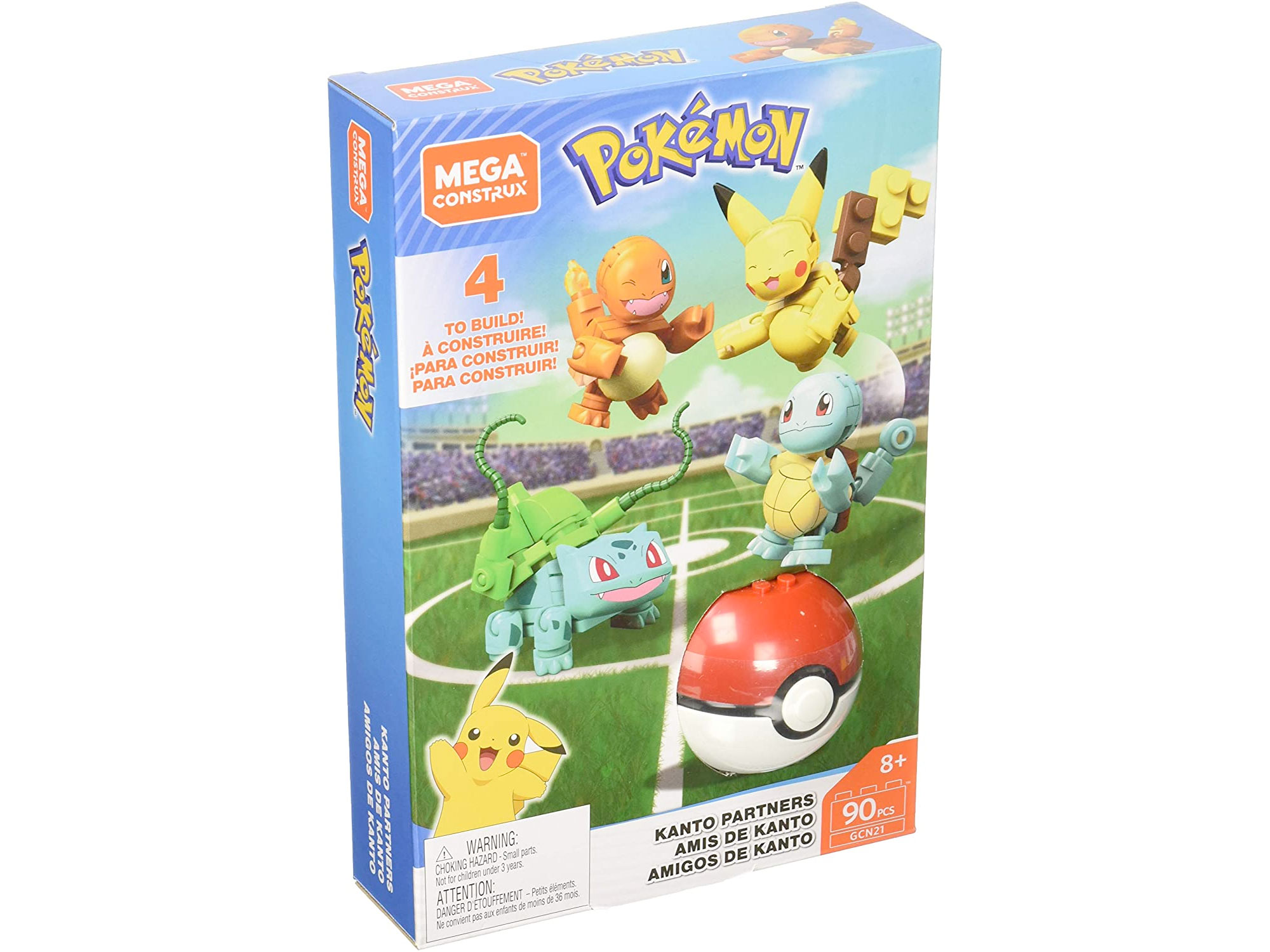 Amazon:Mega Construx Pokémon Kanto Partners只卖$10