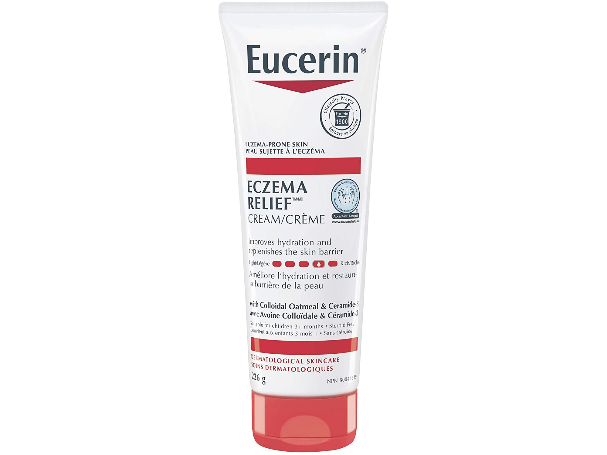 Amazon：EUCERIN Eczema Relief Body Creme (226g)只賣$9.79