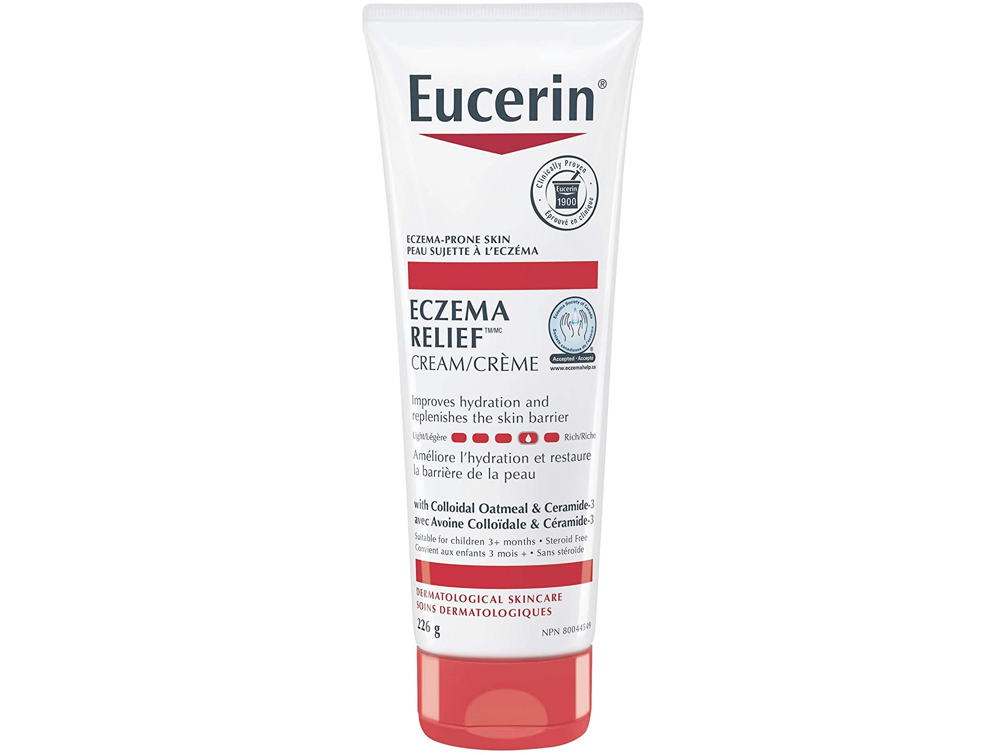 Amazon:EUCERIN Eczema Relief Body Creme (226g)只賣$9.79
