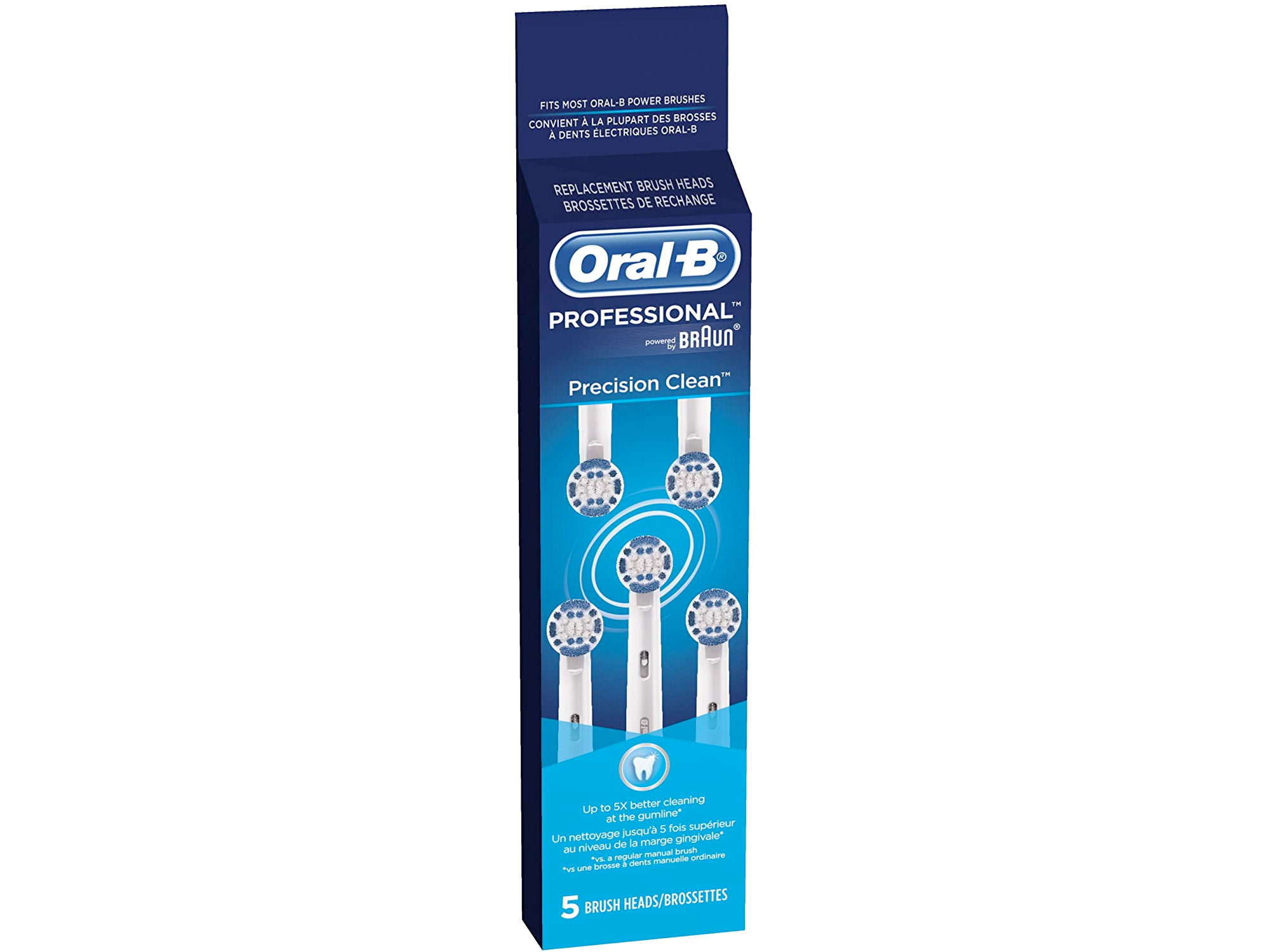 Amazon:Oral-B Precision Clean Replacement Electric Toothbrush Heads (5個)只賣$24.99