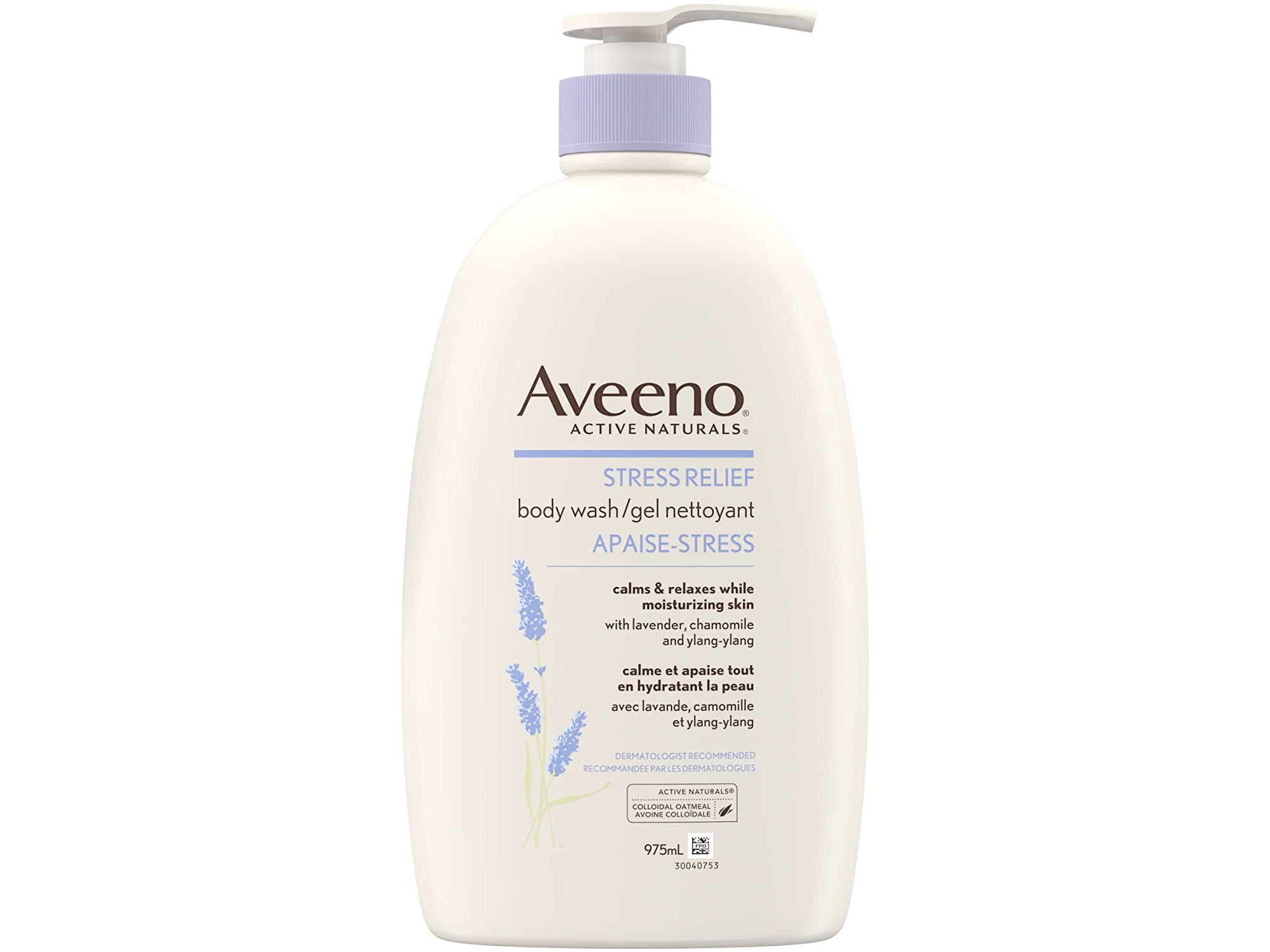 Amazon：Aveeno Stress Relief Body Wash (975ml)只卖$10.75