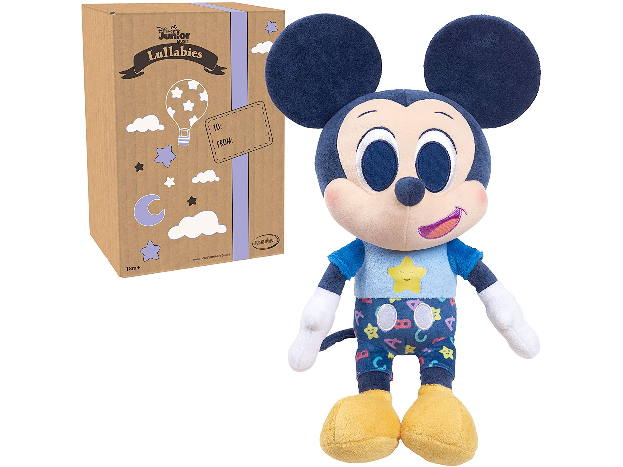 Amazon:Mickey Mouse Lullabies Bedtime Plush只賣$15.80