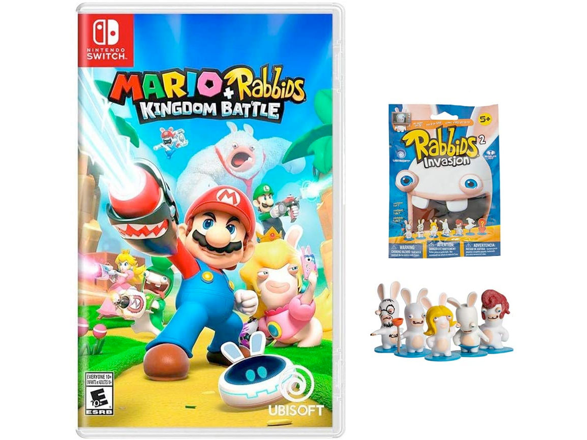 Amazon:Mario + Rabbids Kingdom Battle with Mini Figure Blind Bag – Switch只賣$23.95