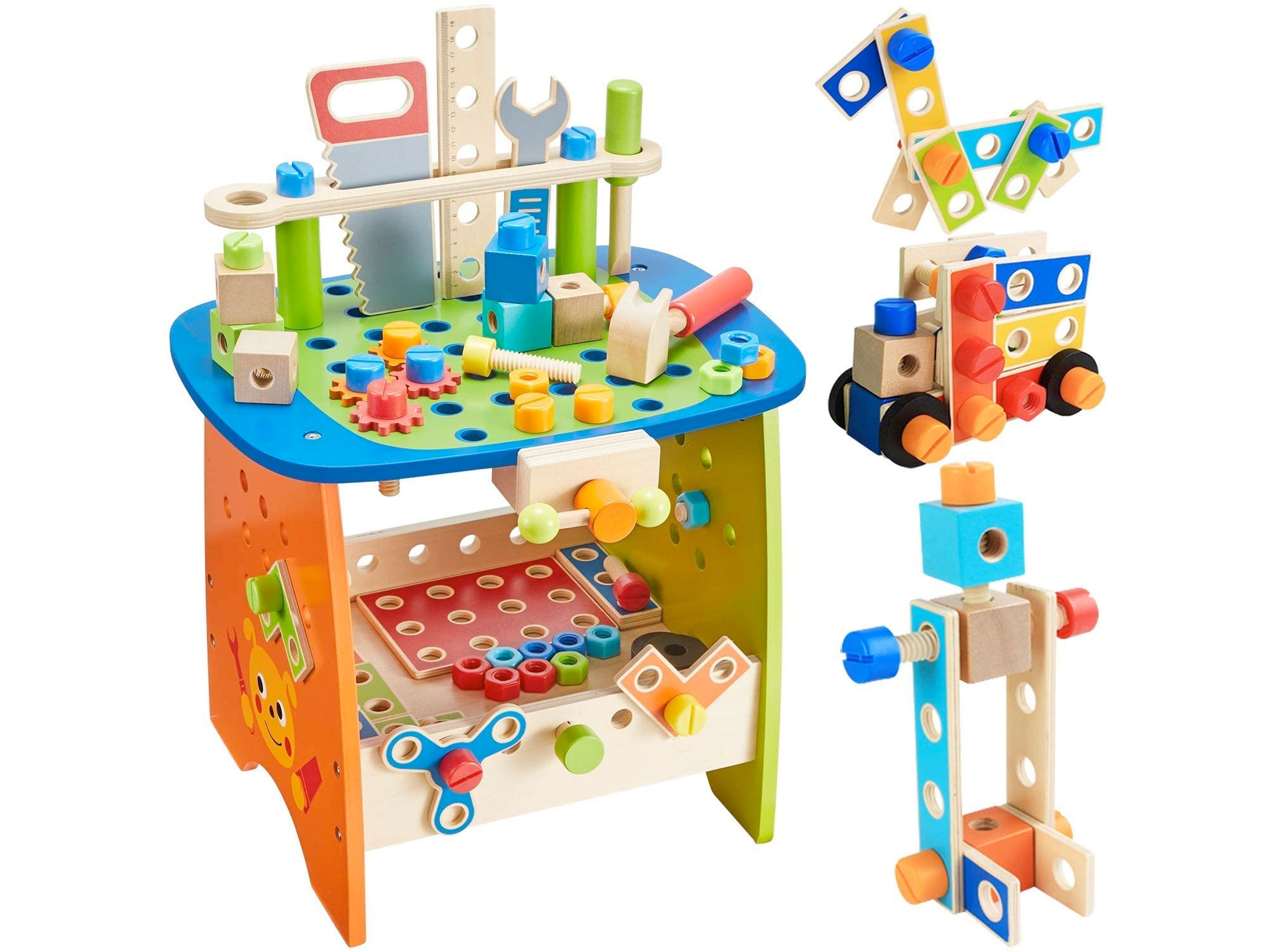 Amazon：89-Piece Construction Toy Tool Bench只賣$28.44