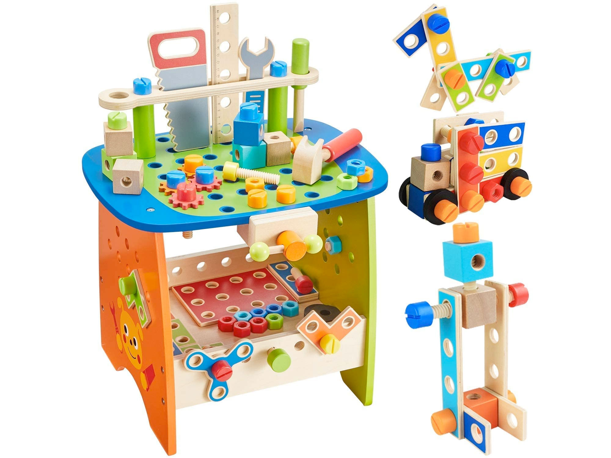 Amazon:Construction Toy Tool Bench(89 pcs)只賣$28.39